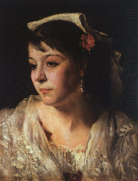 Head of an Italian Woman, John Singer Sargent